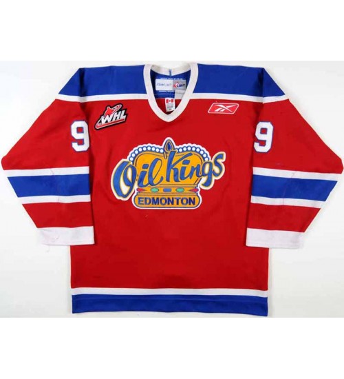 Custom WHL Edmonton Oil Kings 2007 08 Brent Raedeke Road Hockey Jersey Red